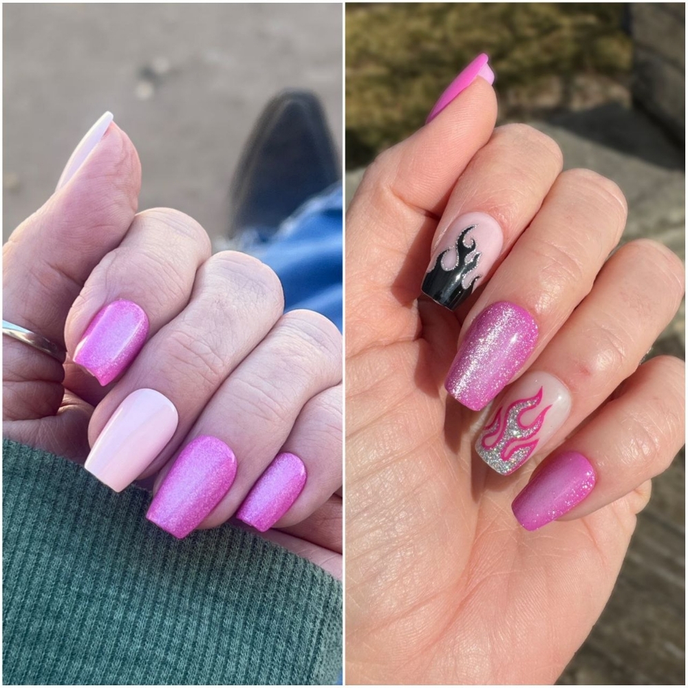 Nails, skincare, and makeup!
